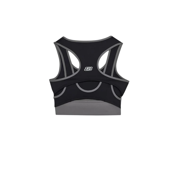 Coll. W Mid Support Bra Kadın Siyah Sporcu Sütyeni S241110-001 - 6