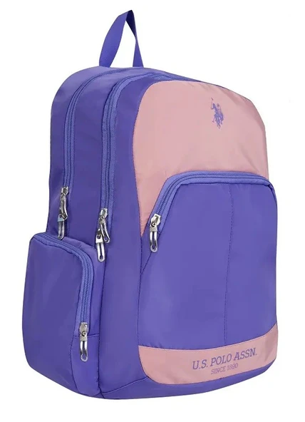 U.S. Polo Lila Okul Sırt Çantası ürün görseli