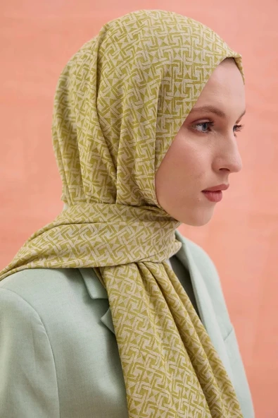 CARDİON KENDİNDEN DESENLİ ŞAL - Resim 3