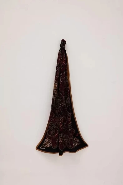 ETNİK DESEN GOLD İPEK ŞAL - Resim 9