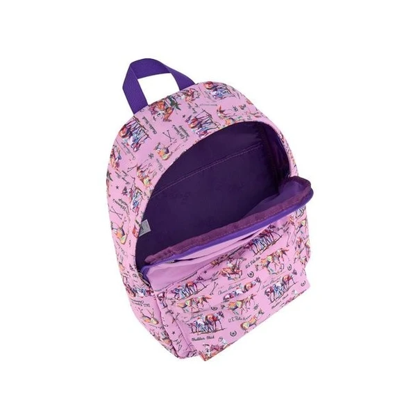 U.S Polo Sırt Çantası Desenli Lila - Resim 3