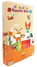 Hayvanlar alemi legolu - kitaplı set gürbüz - Resim 2