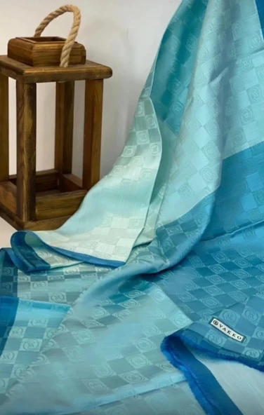 VAKKO DAMALI DEGRADE ŞAL - Resim 5