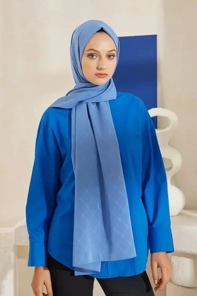 CARDİON KENDİNDEN DESENLİ ŞAL - Resim 8