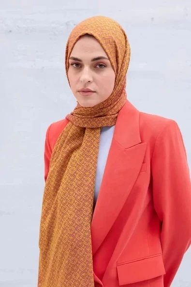 CARDİON KENDİNDEN DESENLİ ŞAL - Resim 11