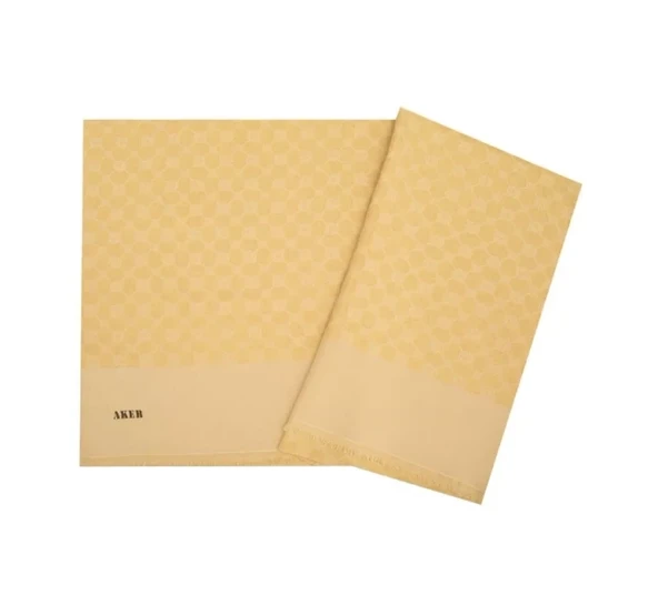 AKER ELEGANCE MONOGRAM ŞAL - 4