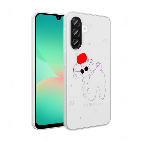 Galaxy A26 Kılıf Şeffaf Figürlü Folk Sert Kapak - 2