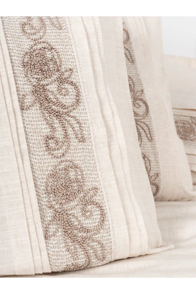 Inborn Çift Kişilik Nevresim Takımı Floro Bej - Resim 3