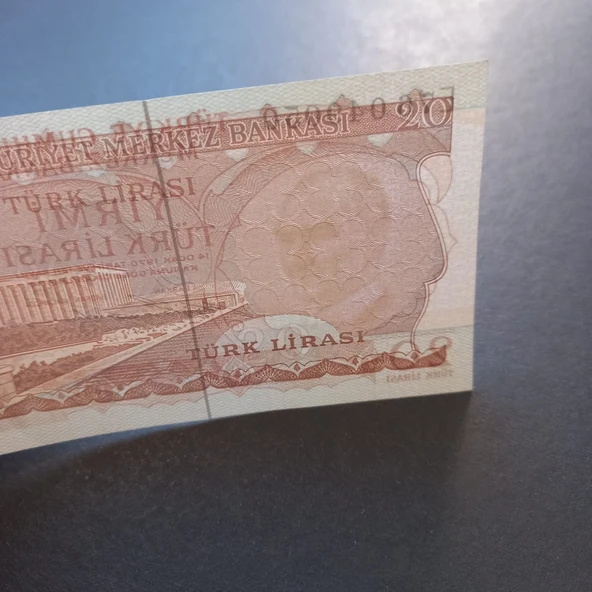 Escoines 3996368f6c3c8a2e49 6.Emisyon 20Turk-Lirası E76 049050 CA - Resim 3