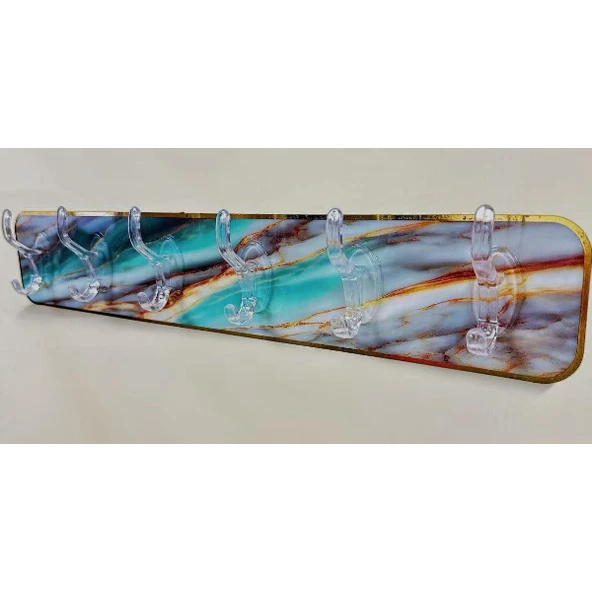 Mermer Desenli Yapışkanlı Askılık ürün görseli