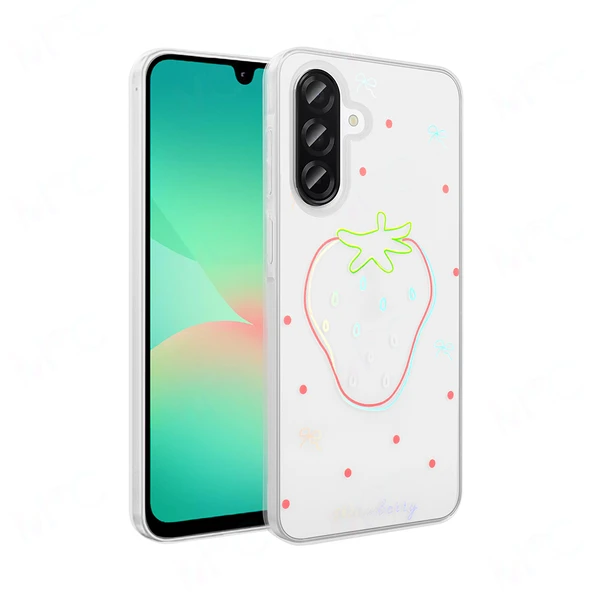 Galaxy A36 Kılıf Şeffaf Figürlü Folk Sert Kapak