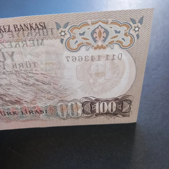 Escoines 3996368f6c6c0c54e6 6.Emisyon D11 Serisi  100Türk-Lirası ÇİL - Resim 2