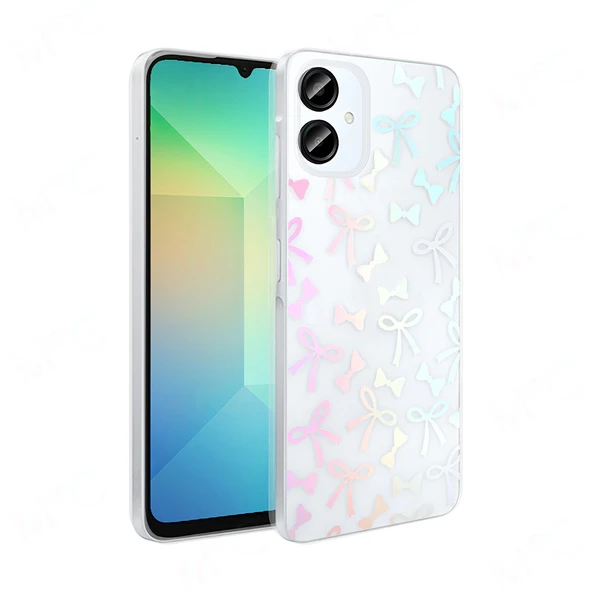 Galaxy A06 Kılıf Şeffaf Figürlü Folk Sert Kapak