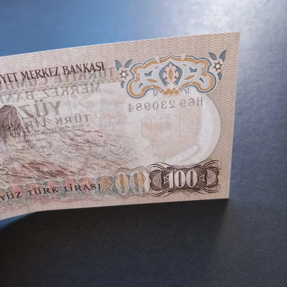 Escoines 3996368f6c4b580e88 6Emisyon 100Türk-Lirasi H69 serisi ÇİL - Resim 2