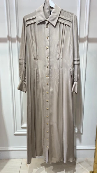 CLANDE CUPRO İPEK ELBİSE - Resim 2