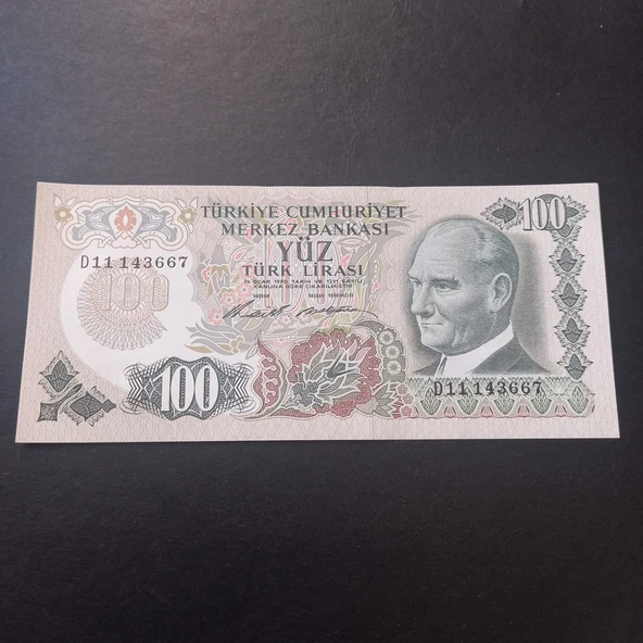 Escoines 3996368f6c6c0c54e6 6.Emisyon D11 Serisi  100Türk-Lirası ÇİL - Resim 5