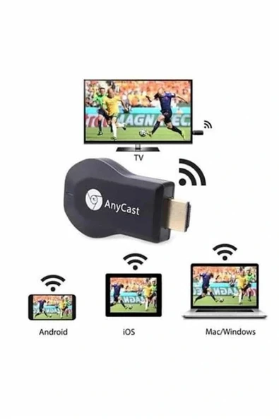 Kablosuz HDMI Wifi Görüntü Aktarıcı Tüm Cihazlara Uyumlu - 4