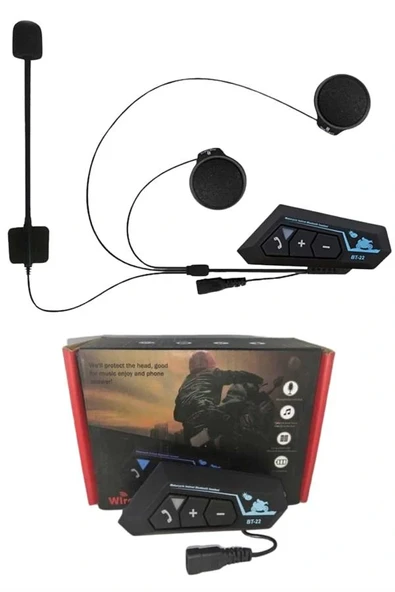 Yeni Nesil Dinleme Ve Konuşma Özellikli Intercom Kask Kulaklığı 5.0 Bluetooth - 5