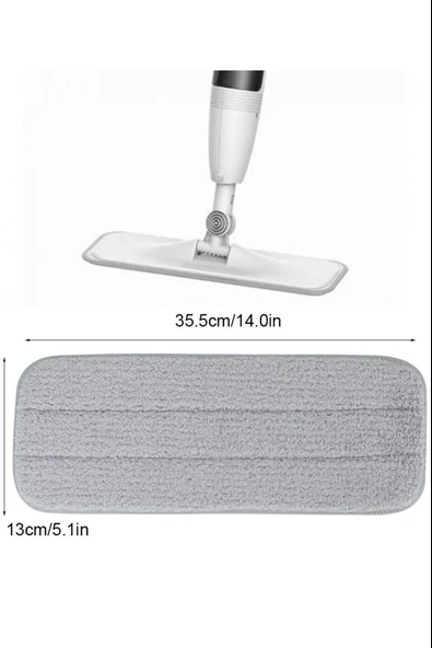 Deerma İçin Uyumlu 360 Derece Dönen Su Püskürtmeli 5 ADET Paspas Bezi A+ Kalite - Resim 4