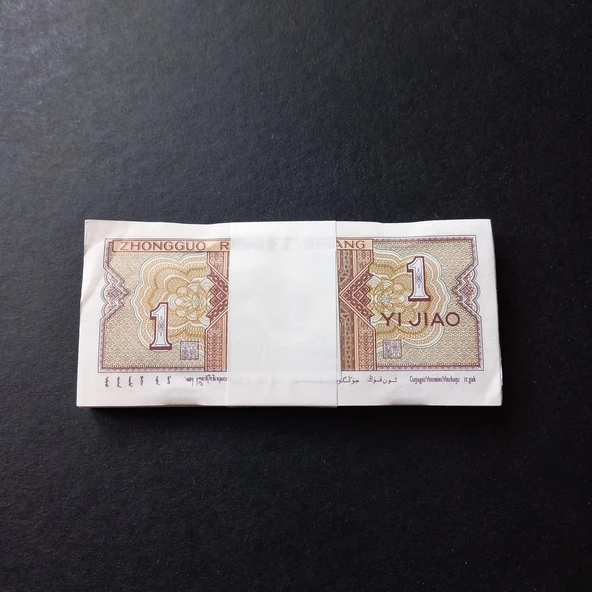 Escoines 3996368f575fc3b3fd ÇİN 1 Jiao 1 Deste 100 Adet ÇİL - Resim 2