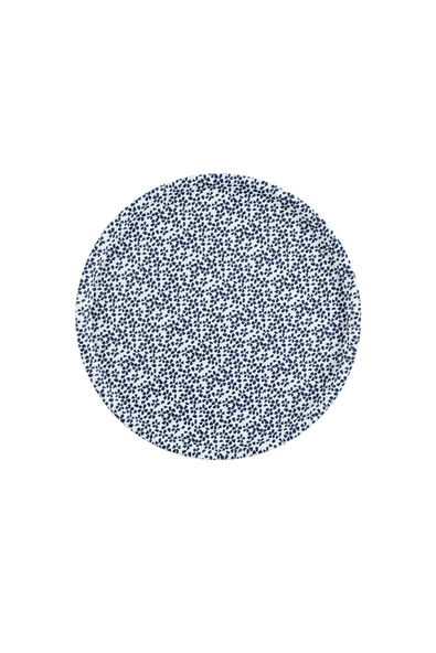 Rêve Bleu Fleur Sauvage Yuvarlak Tepsi - Resim 2