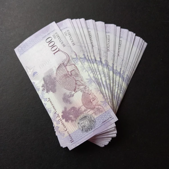 Escoines Koleksiyon 3996368f4067a925ec 2017 Venezuela 1000 Bolivar Çil 1 Deste 100Adet kağıt para - Resim 4