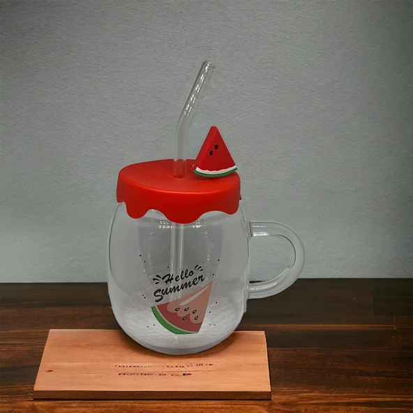 Karpuz Tasarımlı Kupa Bardak - 2