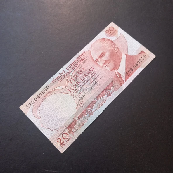 Escoines 3996368f6c3c8a2e49 6.Emisyon 20Turk-Lirası E76 049050 CA - Resim 4