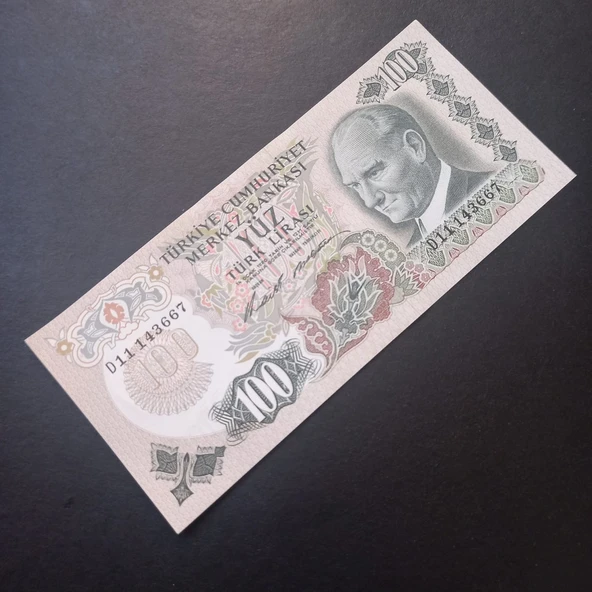 Escoines 3996368f6c6c0c54e6 6.Emisyon D11 Serisi  100Türk-Lirası ÇİL - Resim 3