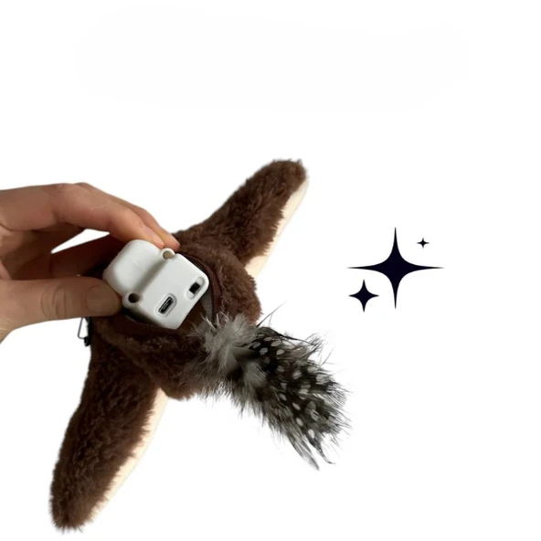 Şarjlı Peluş Uçan Kuş Oyuncak - 5