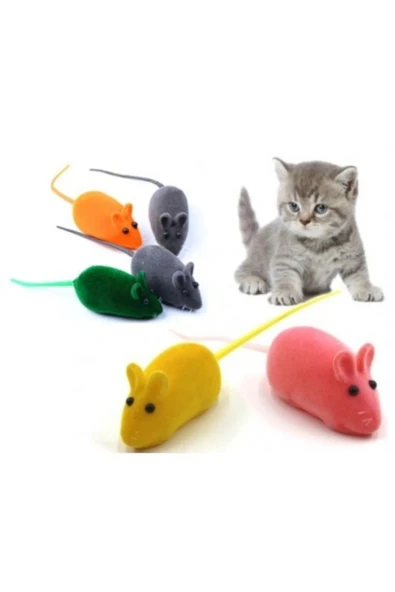 Kedi Eğitim Oyun Faresi 4 Adet - 2