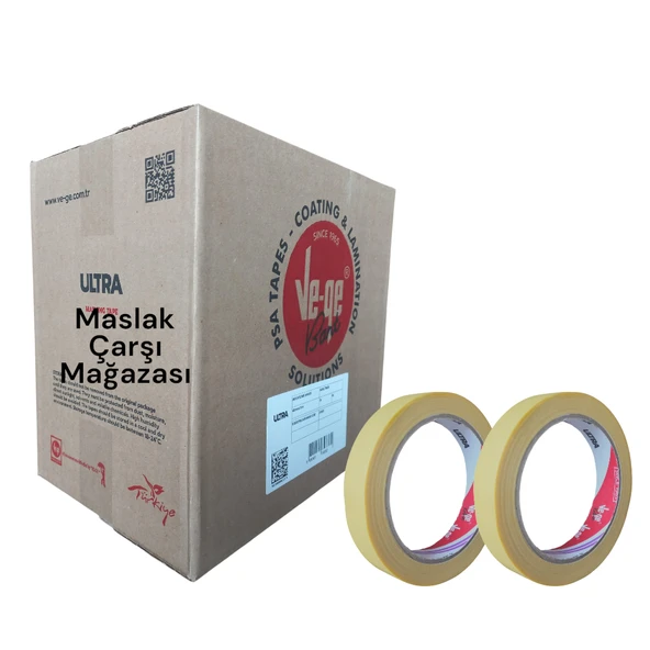 Maskeleme Bandı Ve-Ge Ultra 18mm x 35m 96'lı Koli ürün görseli