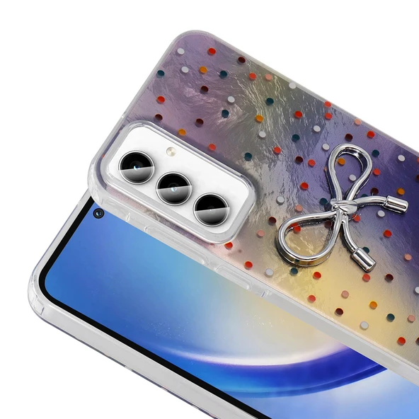 Galaxy A35 Kılıf Kamera Korumalı Figürlü  Ponti Silikon Kapak - Resim 6
