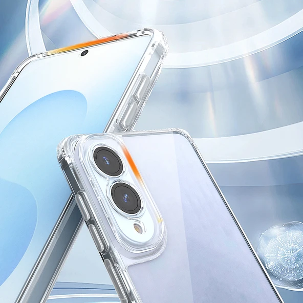 Galaxy S25 Edge Kılıf Airbagli Takılabilir Askı Aparatlı  Snap Silikon Kapak - Resim 7