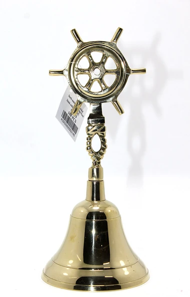 Pirinç Dümen Kulplu El Çanı - 1