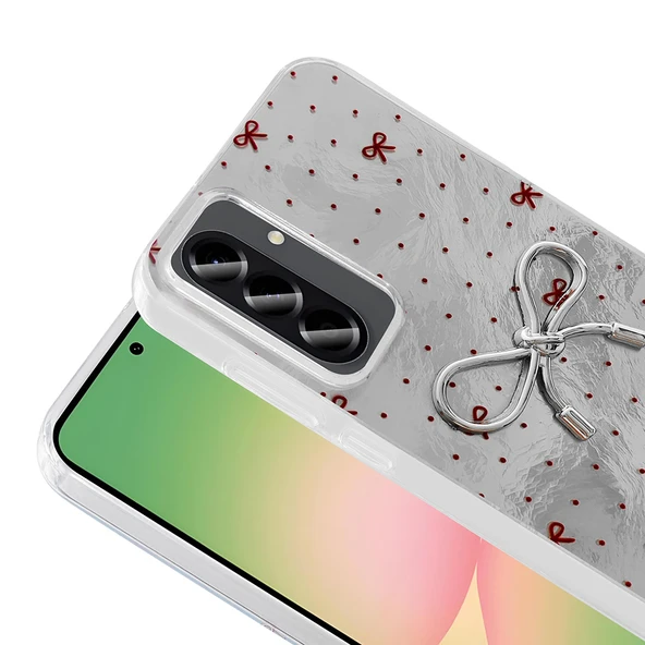 Galaxy A26 Kılıf Kamera Korumalı Figürlü  Ponti Silikon Kapak - Resim 4