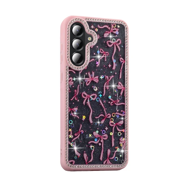 Galaxy A36 Kılıf Taşlı ve Simli Tasarım  Azra Kapak - Resim 5