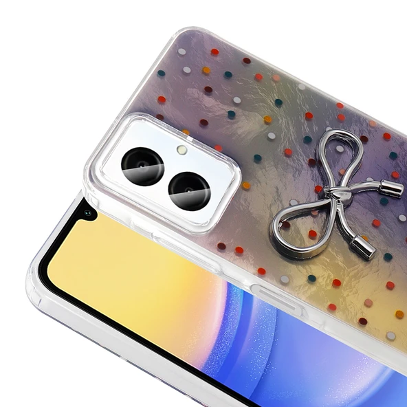Galaxy A06 Kılıf Kamera Korumalı Figürlü  Ponti Silikon Kapak - Resim 6