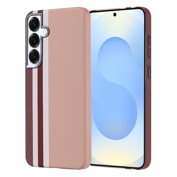 Galaxy S25 Plus Kılıf M-safe Şarj Özellikli Karbon Fiber Görünümlü  Nekst Kapak ürün görseli