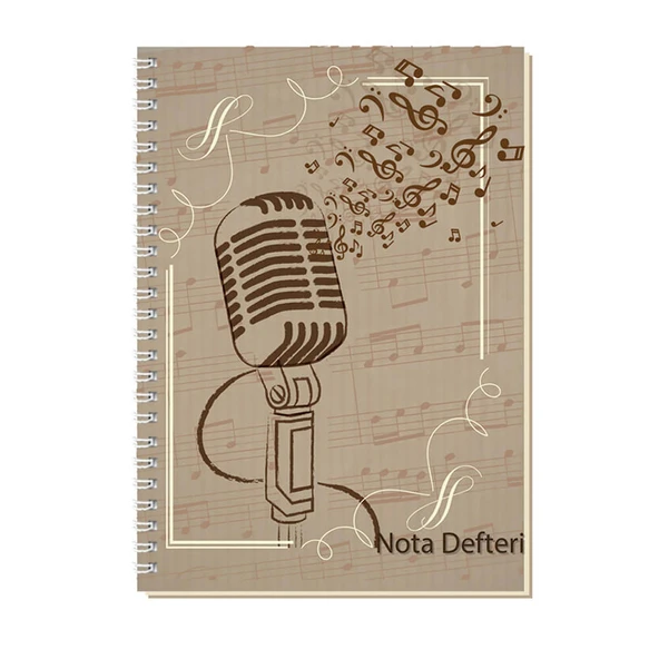 Keskin Color Sert Kapak Spiralli Müzik Defteri A4 80 Yaprak 290360-99 ürün görseli