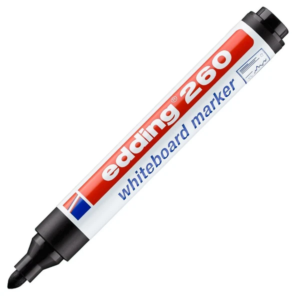 Edding Tahta Kalemi Yuvarlak Uçlu 1.5-3MM Siyah 260 ürün görseli