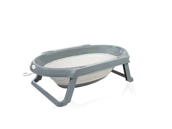 NessiWorld Katlanır Banyo 5'Li Küvet Seti 596 Antrasit - Resim 3