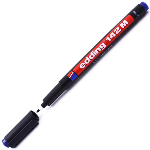 Edding Asetat Kalemi Permanent M Seri 1 MM Mavi 142 M - Resim 2