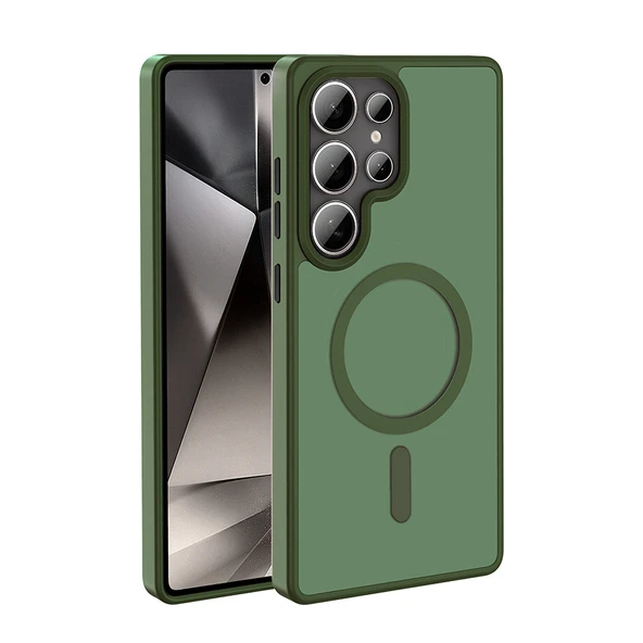 Galaxy S25 Ultra Kılıf M-safe Şarj Özellikli Mat Arka Yüzey  Sio Kapak ürün görseli