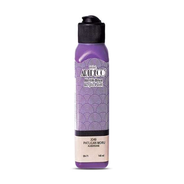 Artdeco Akrilik Boya 140 ML Patlıcan Moru 070R-3049 ürün görseli