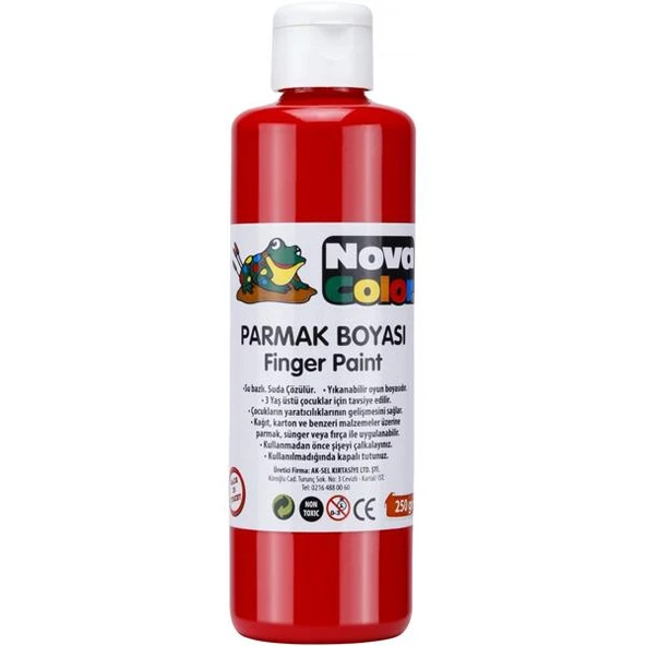 Nova Color Parmak Boyası Kırmızı 250 GR NC-442 ürün görseli
