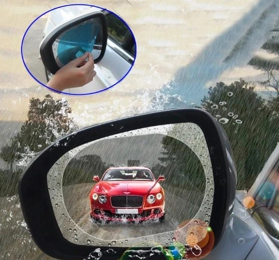 Oto Yan Ayna Yağmur Kaydırıcı Film (Çift) - Resim 2