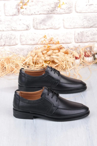 Mehmet Mete 42705 Face Rahat Esnek Kauçuk Taban Hakiki Deri Erkek Ayakkabı - Resim 2