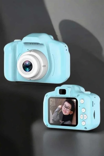 Çocuk Kamerası Dijital 1080P HD Kaliteli Mini Fotoğraf Makinesi Profesyonel - 4