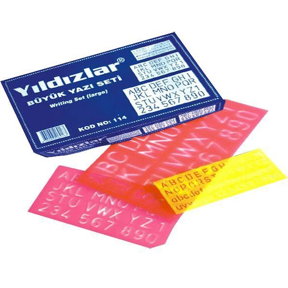 Yıldızlar Yazı Seti Büyük 3 LÜ 114 ürün görseli